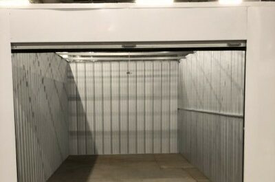 Inside a unit at Storage of America on Gustine Avenue.