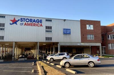 Font of Storage of America on Gustine Avenue.
