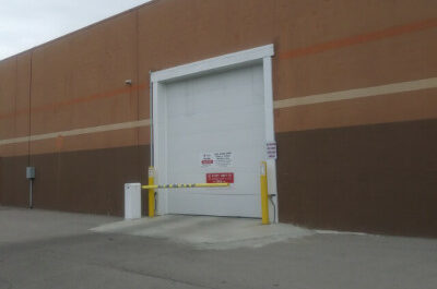 Back door of Storage of America on Shiloh Springs Road.