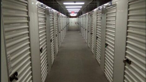 Indoor self storage units at Storage of America on Chestnut.
