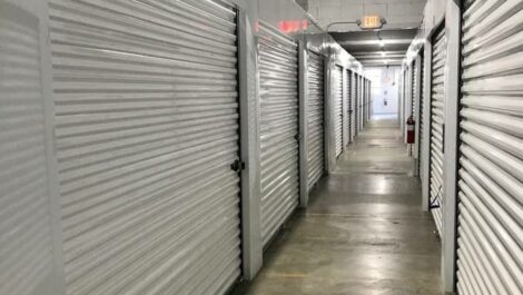 Hallway inside of Storage of America on Chestnut.