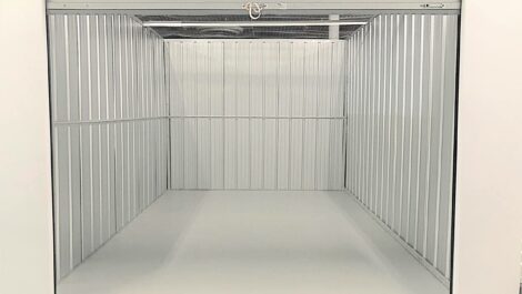 Large indoor storage unit at Storage of America on Dort Highway.