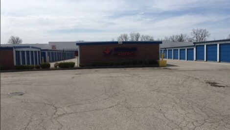 Outdoor self storage at Storage of America on East Washington Street.