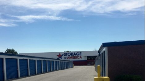 Outdoor units at Storage of America on East Washington Street.
