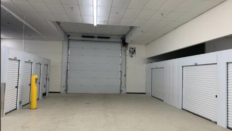 Self storage units at Storage of America on Gratiot Road.