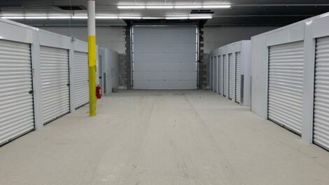 Large storage units at Storage of America on Gratiot Road.