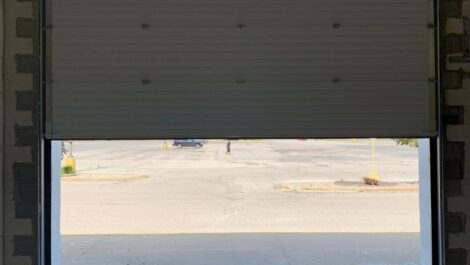 Opening door to unit at Storage of America on Gratiot Road.