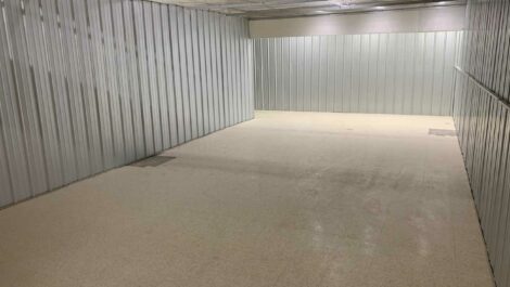 Inside large unit at Storage of America on Gratiot Road.