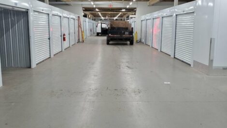 Drive up units at Storage of America on Kitridge Road.