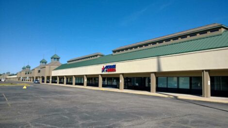 Parking in front of Storage of America on Range Road.