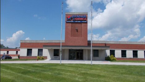 Front of building to Storage of America in Rock Island.